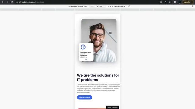 React Portfolio Website React js IT Company Portfolio Website 1 смотреть онлайн