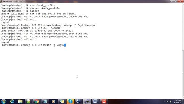 002 Apache Hadoop - Configuring HDFS Service смотреть онлайн