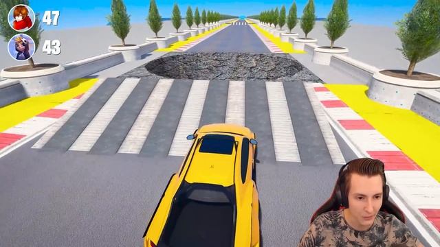 СУПЕРКАР ПЕРЕЛЕТЕЛ ОГРОМНУЮ ЯМУ в ГТА 5 ОНЛАЙН (GTA 5 ONLINE) смотреть онлайн