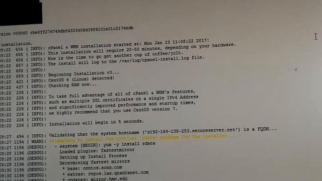 Cpanel Installation error for godaddy server смотреть онлайн