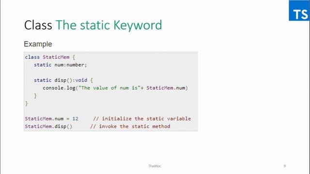 TypeScript - Classes смотреть онлайн