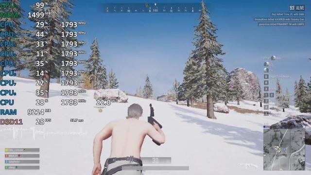 PUBG Vikendi Intel UHD Graphics 620 - Gameplay Benchmark Test (i7-8550U) смотреть онлайн