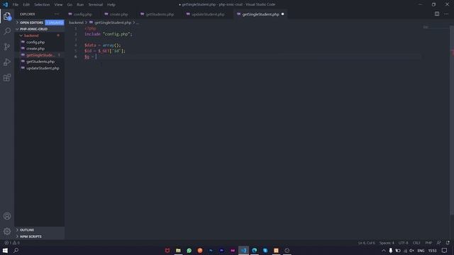 #5 GET Single Data Operation API PHP MySQL | Ionic 5 PHP MySQL CRUD Operations | Ionic 5 Tutorials смотреть онлайн