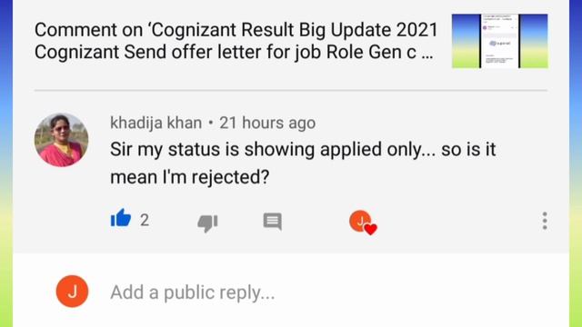 Cognizant exam update cognizant Job Role Gen c Status Issue Discussion ? what can i do ? watch it смотреть онлайн