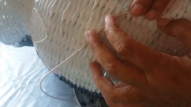 Напольная ваза! Плетение из газетных трубочек. смотреть онлайн