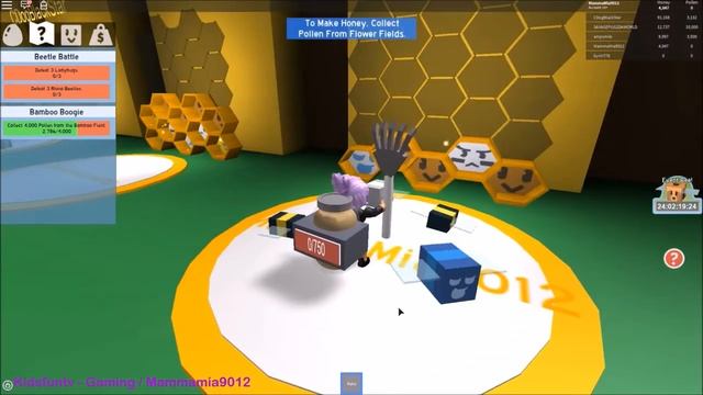 Roblox Bee Swarm Simulator | Lesson on Ladybugs | Bamboo Boogie | Beetle Battle смотреть онлайн