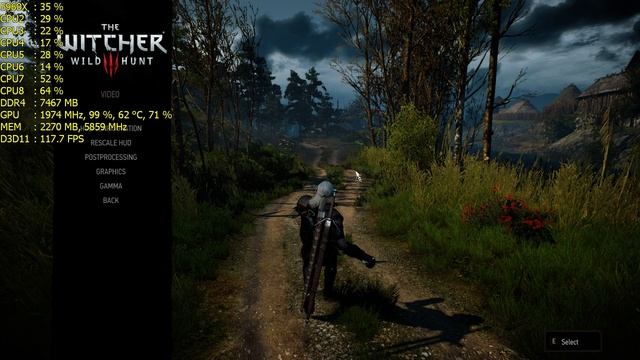 The Witcher 3 Gtx 1080 TI   Fps Performance Ultra!! Hairworks On & Off 1080P