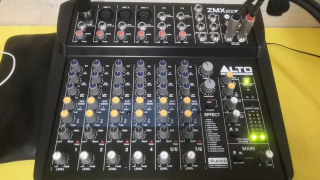 ALTO ZMX 122FX AUDIO MIXER - INTERNAL EFFECTS TESTING (TAGALOG)