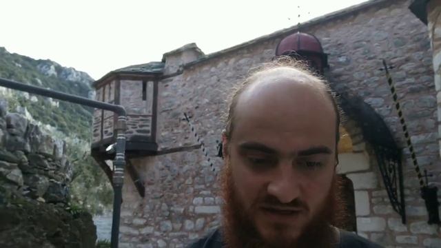 Дорога к скиту святой Анны. Молитва на вершине горы Афон 4 ноября смотреть онлайн
