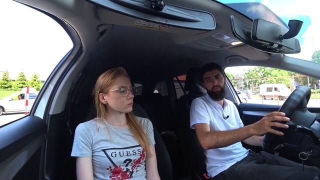 Первое практическое занятие в автошколе