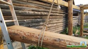 Тяжеленный брус на высоту 2,5 метра в одного?! Легко!