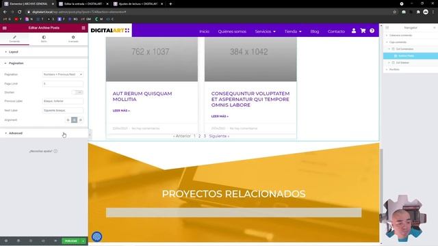 Diseño de PLANTILLA de ARCHIVE - CURSO de ELEMENTOR PRO #14 - Tutorial en Español смотреть онлайн