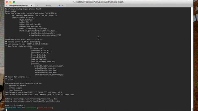 Erlmud Erlang MUD Coding Live Stream смотреть онлайн