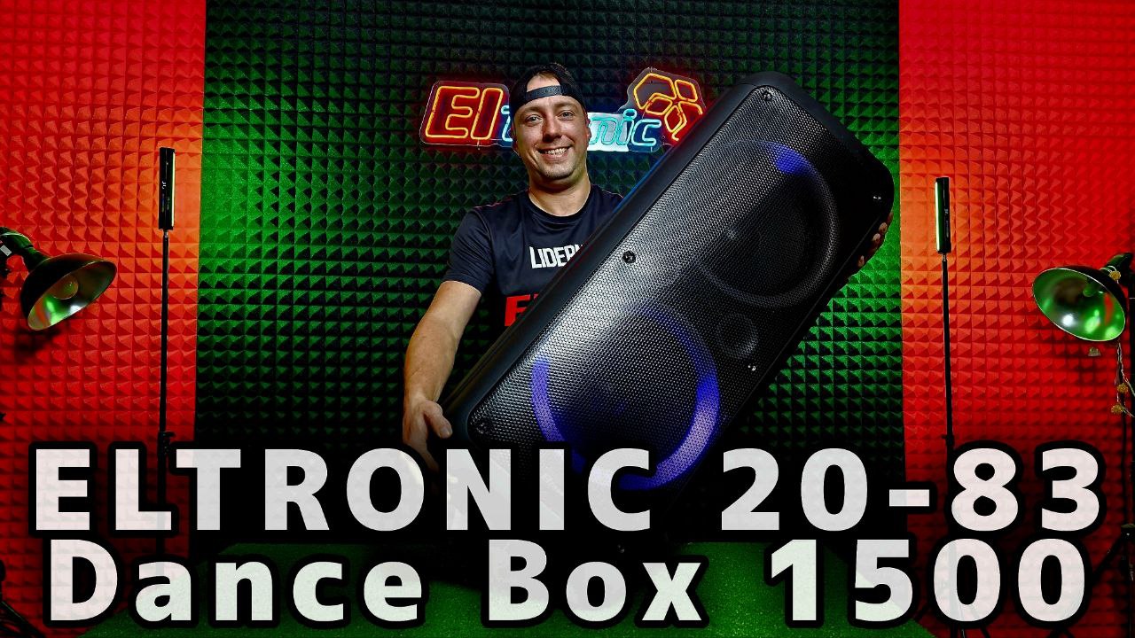 ELTRONIC 20-83 DANCE BOX 1500 Долгожданное поступление мощной колонки с аккумулятором и караоке ! смотреть онлайн
