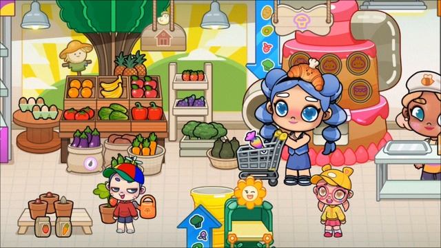 HAPPY GAME WORLD // NEW INCREDIBLE SECRETS AND GIFTS IN THE BAKERY! AVATAR WORLD смотреть онлайн