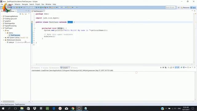 How to configure JADE with Eclipse IDE смотреть онлайн