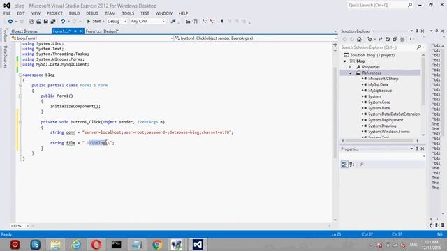 How To Backup Mysql Database Using C# смотреть онлайн