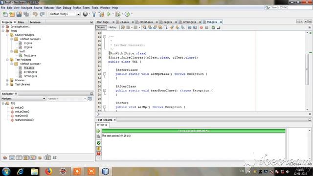 TestSuite demo - JUnit Test case using Netbeans смотреть онлайн