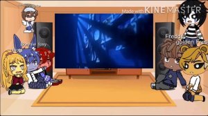 fnaf 1 reacts to he will never be the same