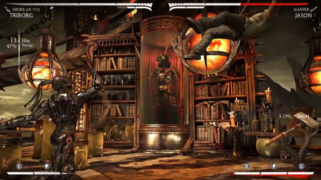 MKX - TRIBORG SMOKE 43%-50% combos смотреть онлайн