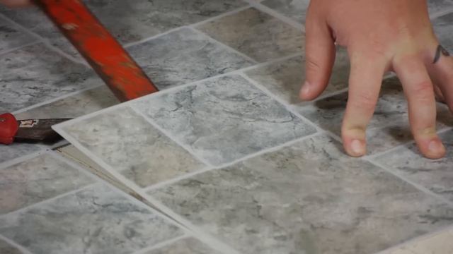 How To Remove Old Peel & Stick Vinyl Tiles From A Floor : Flooring Help