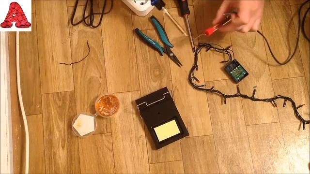 Ремонтируем Новогоднюю герлянду для елки смотреть онлайн