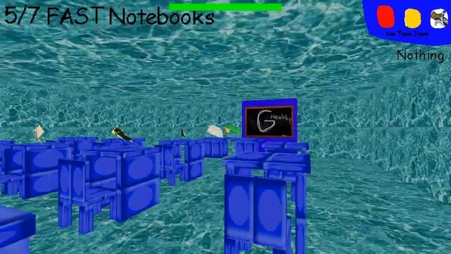 Baldi Basics Swiming Trip Super Duper Ultra Fast Edition V2 Angry Textures