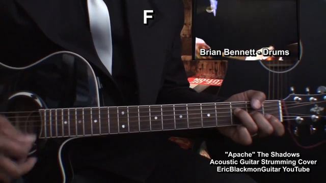 APACHE The Shadows - Guitar Chords Strumming Cover Trailer - LESSON AVAILABLE@EricBlackmonGuitar смотреть онлайн