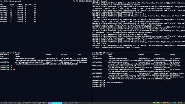Bootstrap containerized Ceph daemons in Kubernetes смотреть онлайн