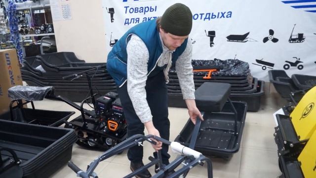 Мотобукс Норка Эконом 380 + Сани с Сиденьем в комплекте смотреть онлайн