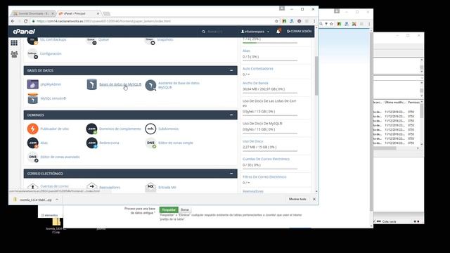 Como instalar Joomla en cPanel manualmente paso por paso y sin autoinstalado de CMS смотреть онлайн