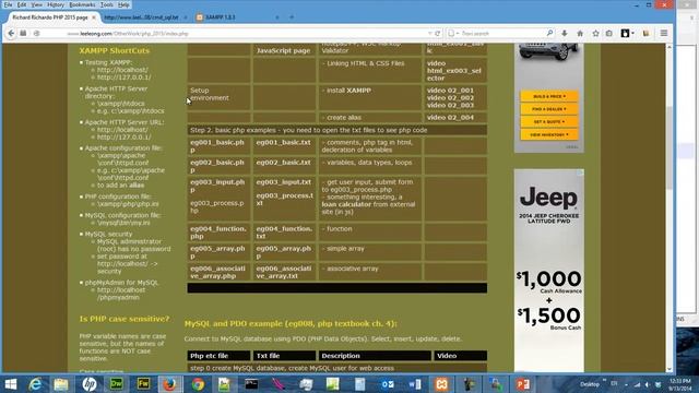 Tutorial php 2014 - 06 xampp phpmyadmin смотреть онлайн