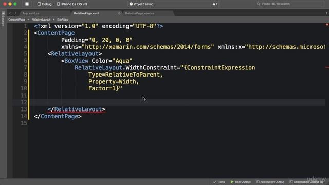 031 Relative Layout in XAML - Xamarin Forms Course смотреть онлайн