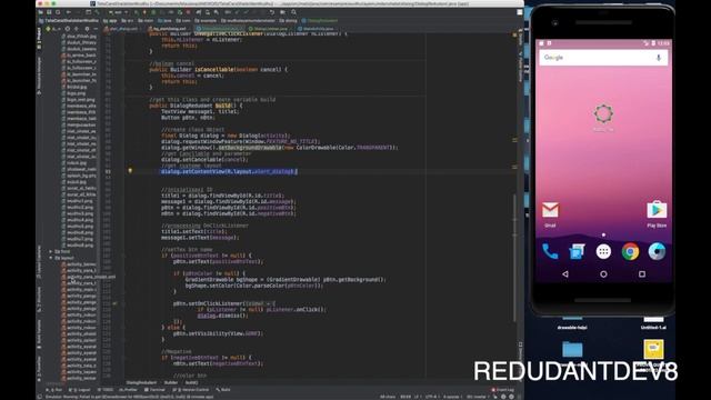 Android: Custome AlertDialog from another class смотреть онлайн