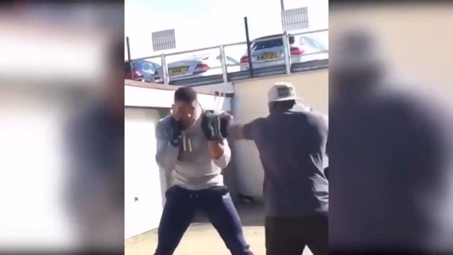 Тренировка ТИТАНА Бокса - Энтони Джошуа -Anthony Joshua training смотреть онлайн