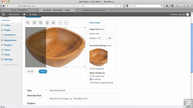 WordPress for E-Commerce - 20/132 - Handling Product Thumbnails In WordPress смотреть онлайн