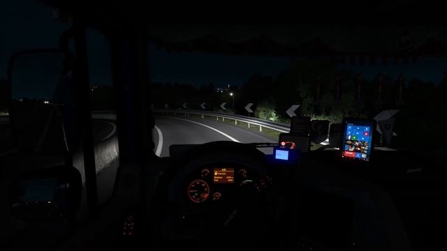 DAF XF İTALYA YOLLARINDA | GECE YOLCULUĞU | ETS 2 1.36 | смотреть онлайн