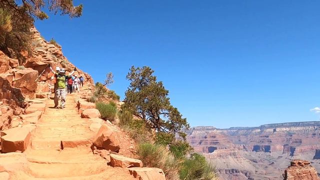 그랜드캐년 캠핑(1편) 사우스 카이밥 트레일 우아 포인트 시더 리지 Grand Canyon South Kaibab Trail Cedar Ridge OOH AAH Point Hik смотреть онлайн