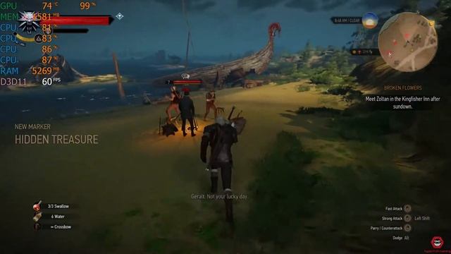 The Witcher 3 Wild Hunt - i3 9100f nvidia GTX 1650 - "High Graphics" Setting Benchmark 1080p смотреть онлайн
