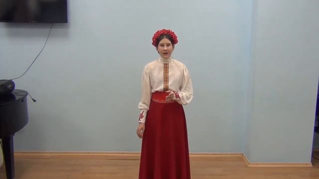 1. "Пойду, молода, погуляю" 2. "Зоренька вечерняя" исп. Шакурина Виктория ДШИ №55 смотреть онлайн