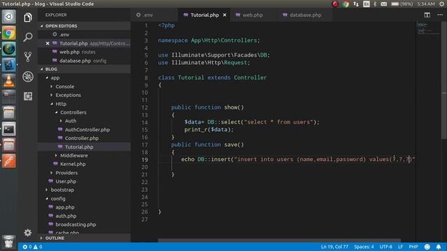 Laravel 5.7 tutorial # 14 - CRUD operation with Mysql -Create, Read, Update, Delete смотреть онлайн