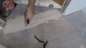 Линолеум без порожков во всей квартире\ Холодная сварка стыков