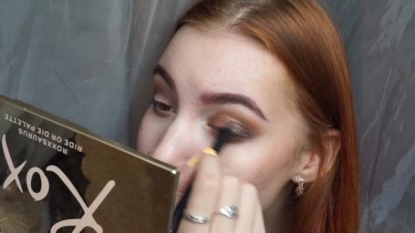 Autumn makeup|ОСЕННИЙ МАКИЯЖ с палеткой Revolution Makeup Roxi Ride or Die