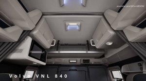 2024 Volvo VNL 860 INTERIOR - See inside luxurious sleeper truck