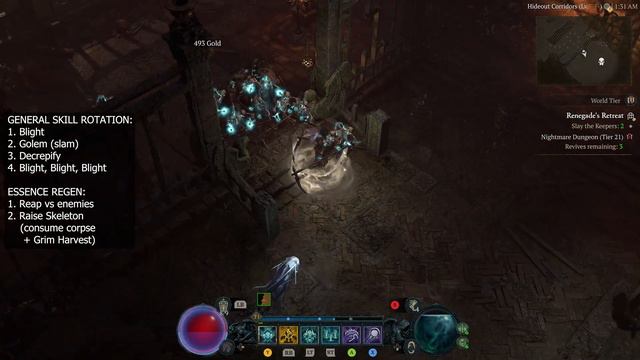 𝐃𝐈𝐀𝐁𝐋𝐎 𝟒 - 𝐒𝐇𝐀𝐃𝐎𝐖 𝐌𝐈𝐍𝐈𝐎𝐍𝐒 𝐒𝐔𝐌𝐌𝐎𝐍𝐄𝐑 - Build Guide + Solo Nightmare Dungeon Tier 21 WT4 - Necromancer смотреть онлайн