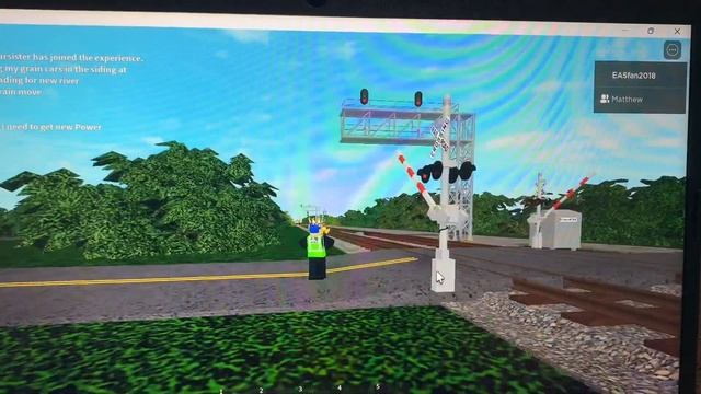 CSX SD70MAC!!! CSX C483-17 With my engineer Friend Matthew at the helm on Roblox Game SRI Terminal! смотреть онлайн