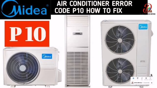 MIDEA AIR CONDITIONER ERROR CODE P10 HOW TO FIX? MIDEA AC ERROR CODES смотреть онлайн