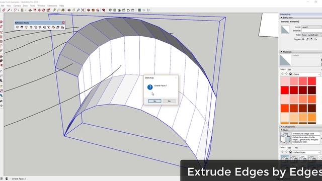 AMAZING Extrusions in SketchUp with Extrude Tools - ALL TOOLS EXPLAINED! - Extension of the Week #4 смотреть онлайн