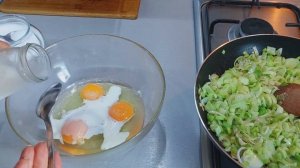 Рецепт из лука-порея. Быстро, вкусно и дешево!