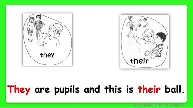 Rainbow English 3 класс. Притяжательные местоимения. Possessive pronouns. смотреть онлайн